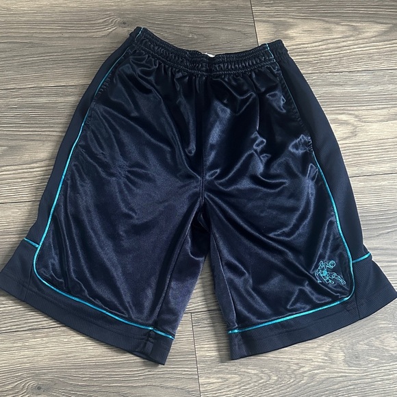 And1 Other - AND1 Kids Navy Shorts with Aqua Accents